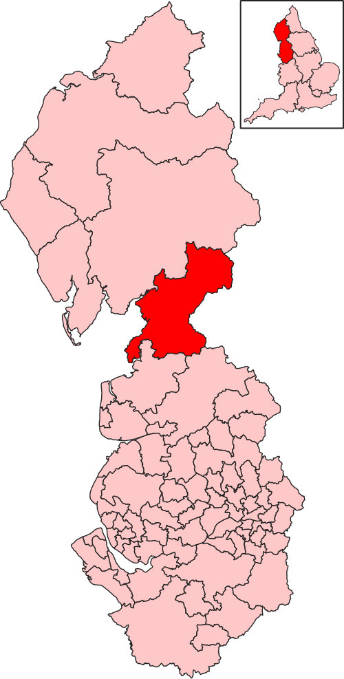 Map of Morecambe and Lunesdale constituency