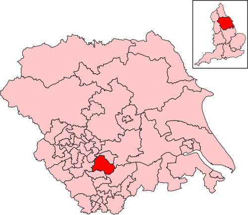 Map of Normanton and Hemsworth constituency