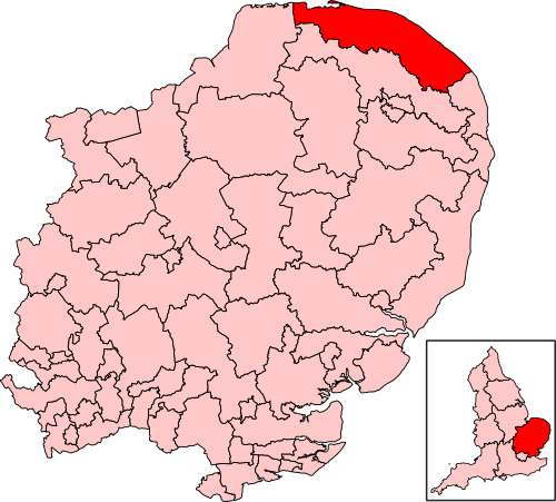 Map of North Norfolk constituency