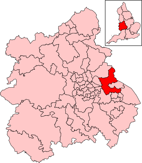 Map of North Warwickshire and Bedworth constituency