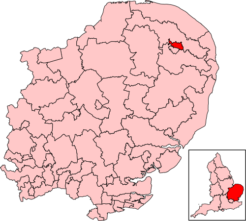 Map of Norwich North constituency