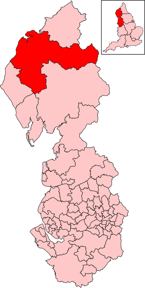 Map of Penrith and Solway constituency