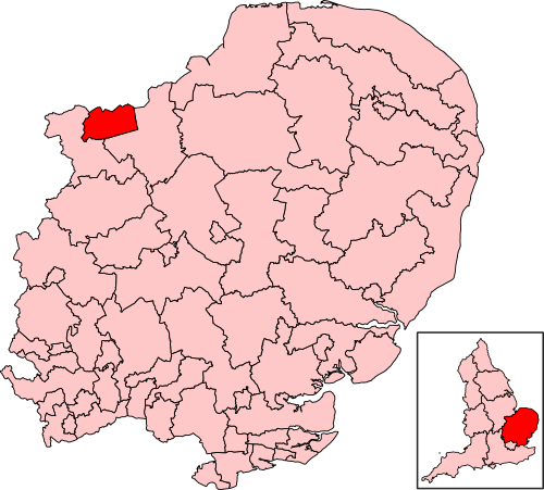 Map of Peterborough constituency