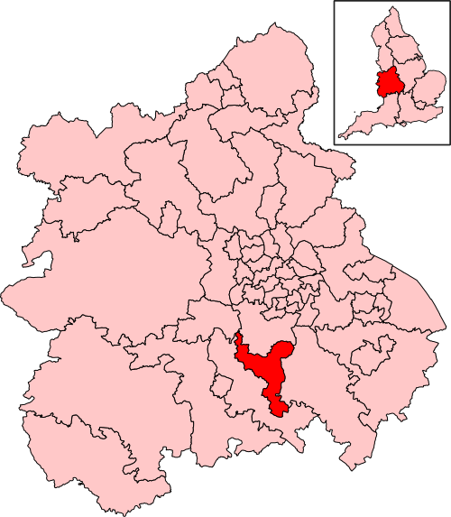 Map of Redditch constituency