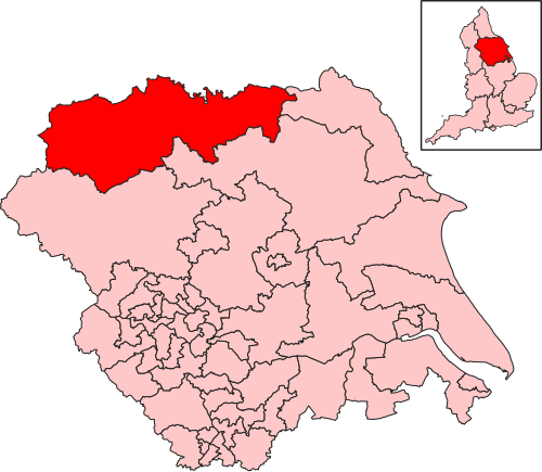 Map of Richmond and Northallerton constituency