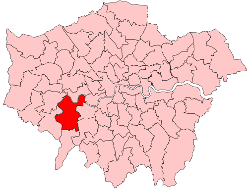 Map of Richmond Park constituency