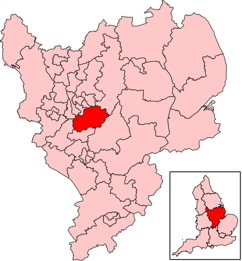 Map of Rushcliffe constituency