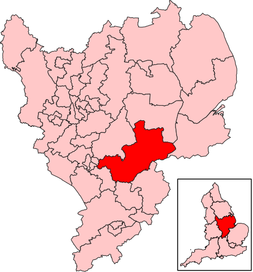 Map of Rutland and Stamford constituency