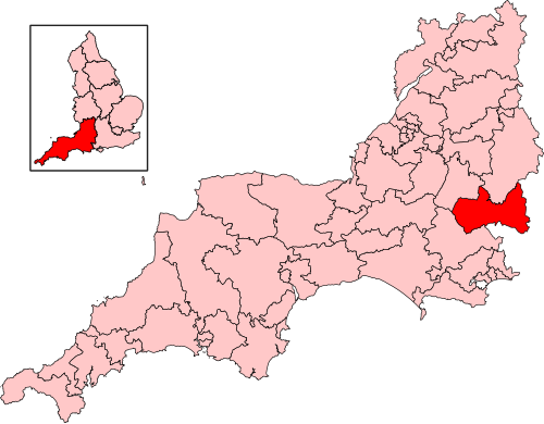 Map of Salisbury constituency