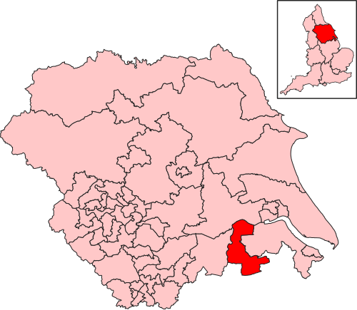 Map of Scunthorpe constituency