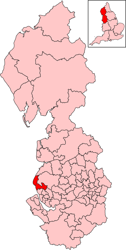 Map of Sefton Central constituency