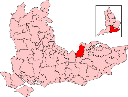 Map of Sevenoaks constituency