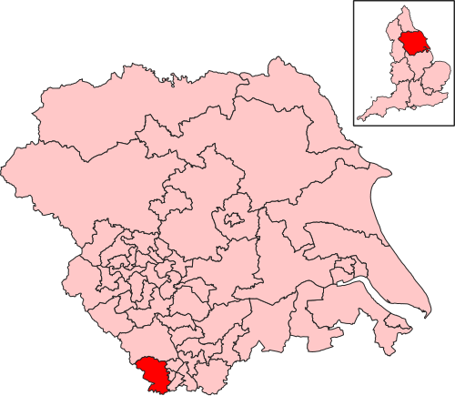 Map of Sheffield Hallam constituency