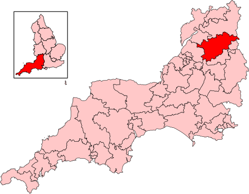 Map of South Cotswolds constituency
