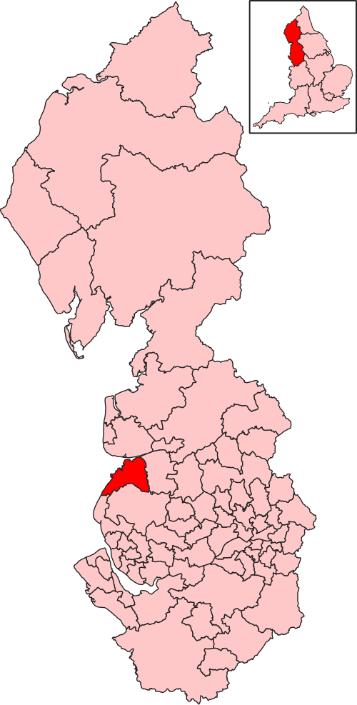 Map of Southport constituency