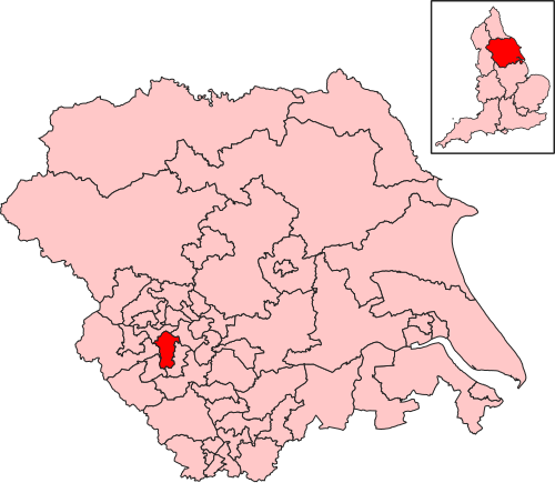 Map of Spen Valley constituency