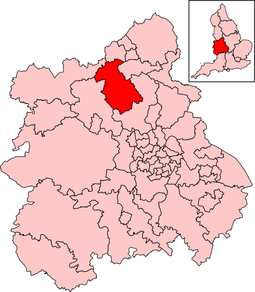 Map of Stafford constituency