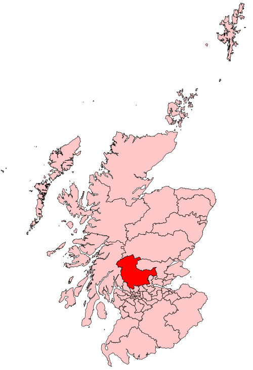 Map of Stirling and Strathallan constituency