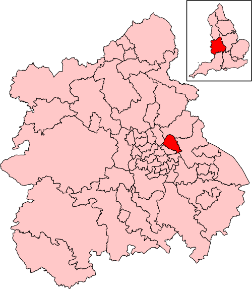 Map of Sutton Coldfield constituency