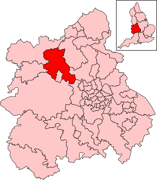 Map of The Wrekin constituency