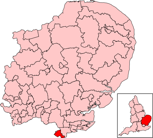Map of Thurrock constituency