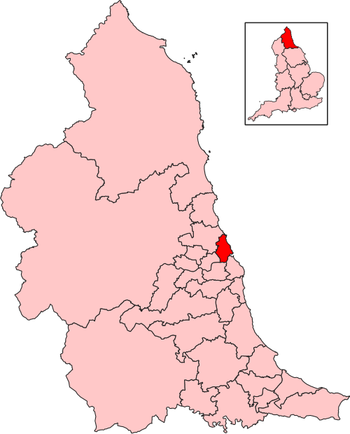 Map of Tynemouth constituency