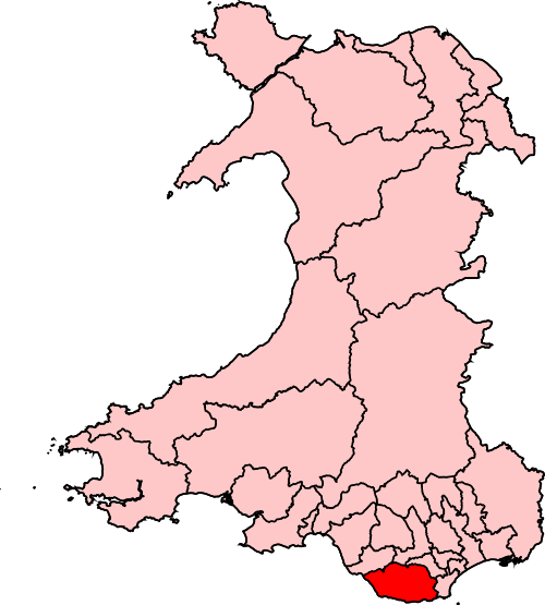 Map of Vale of Glamorgan constituency