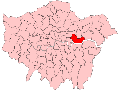 Map of West Ham and Beckton constituency