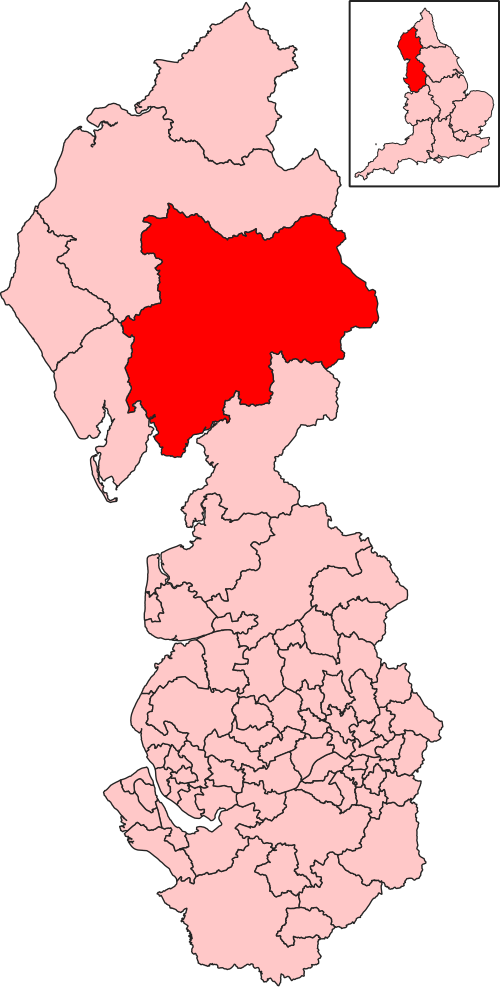 Map of Westmorland and Lonsdale constituency
