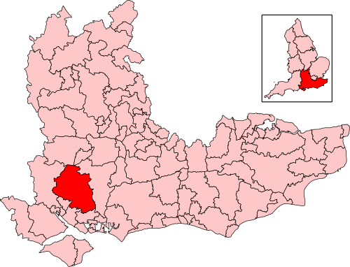 Map of Winchester constituency