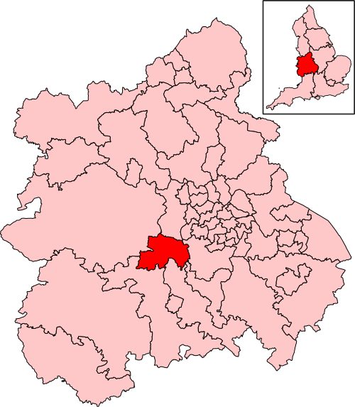 Map of Wyre Forest constituency