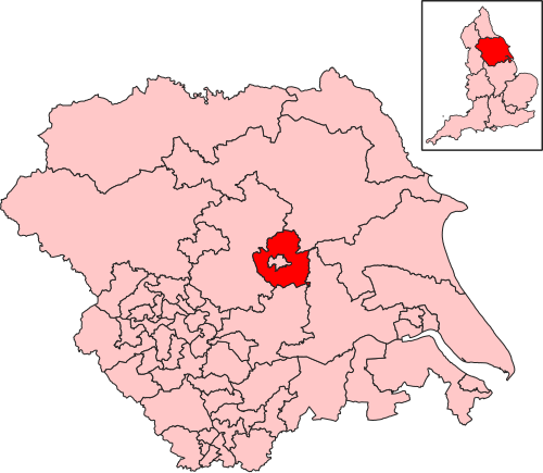 Map of York Outer constituency